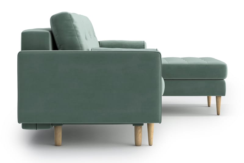 Divansofa Stephanie - Grønn - Møbler - Sofaer - Sovesofaer - Sovesofa divan