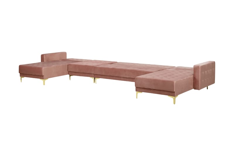 Divansovesofa ABERDEEN Rosa - Møbler - Sofaer - Sovesofaer - Sovesofa divan