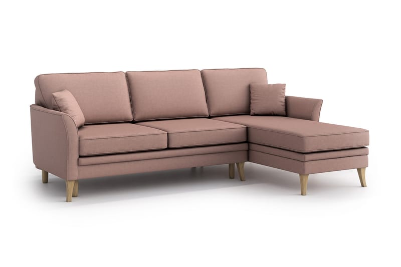 Divansovesofa Lacomfort - Rosa - Møbler - Sofaer - Sovesofaer - Sovesofa divan