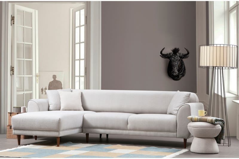 Divansovesofa Santpedor - Beige - Møbler - Sofaer - Sovesofaer - Sovesofa divan