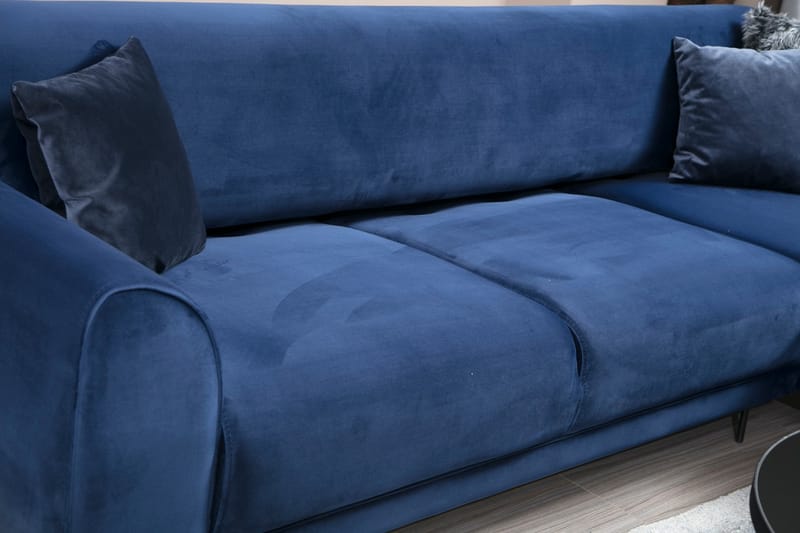 Divansovesofa Santpedor - Blå - Møbler - Sofaer - Sovesofaer - Sovesofa divan