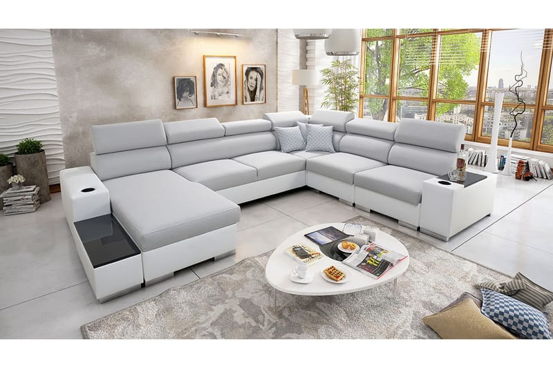 Divansovesofa Perseo 358x282x95 cm - Møbler - Sofaer - Sovesofaer - Sovesofa divan