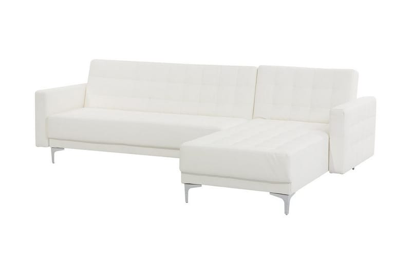 Hjørnesofa Aberdeen - Hvit - Møbler - Sofaer - Sovesofaer - Sovesofa divan