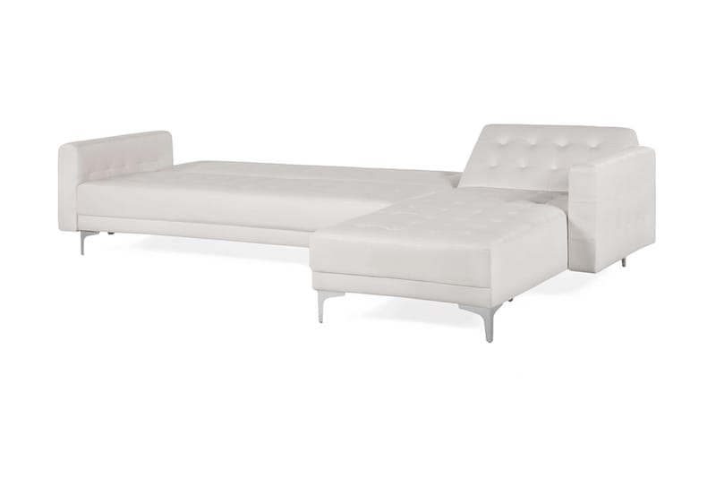 Hjørnesofa Aberdeen - Hvit - Møbler - Sofaer - Sovesofaer - Sovesofa divan