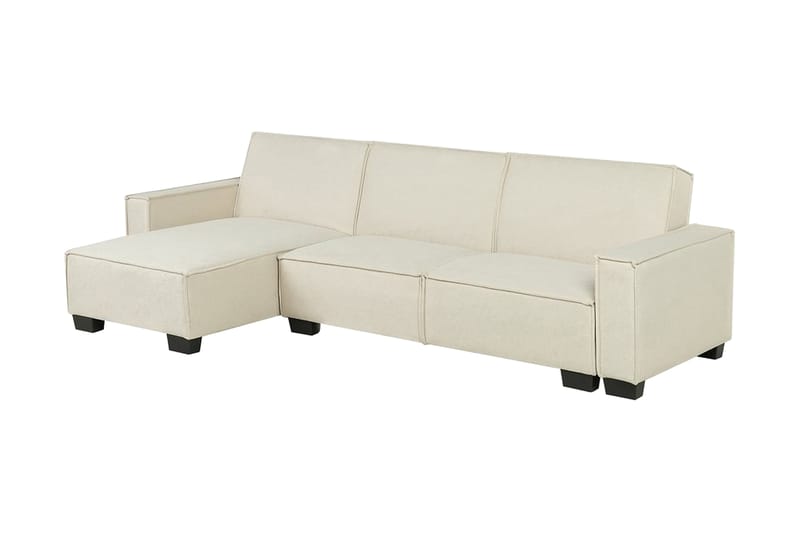 Hjørnesovesofa Dayren Høyre - Beige - Møbler - Sofaer - Sovesofaer - Sovesofa divan