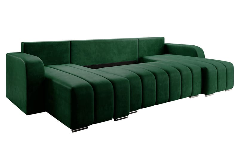 Picazo 8-seters Sovesofa Høyre - Brun - Møbler - Sofaer - Sovesofaer - Sovesofa divan