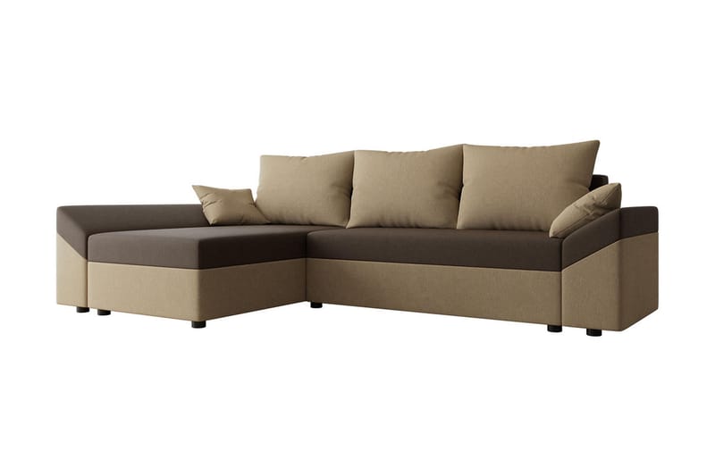 Rosaria 5-seters Sovesofa - Brun/Beige - Møbler - Sofaer - Sovesofaer - Sovesofa divan