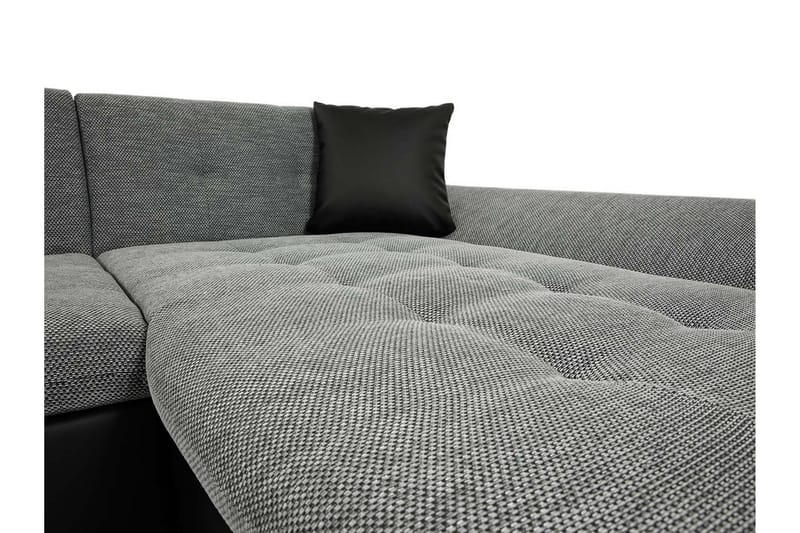 Sovesofa Dobbeldivan Eyman 4-seters 360x130 cm U-formet - Rosa - Møbler - Sofaer - Sovesofaer - Sovesofa divan