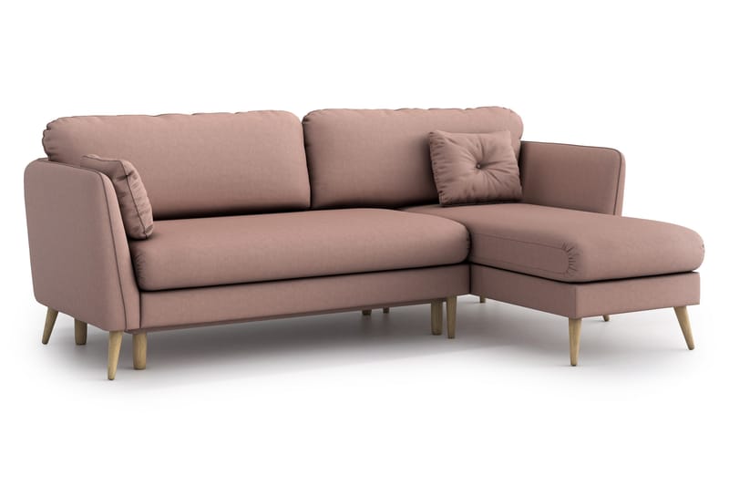 Sovesofa Joesph - Rosa - Møbler - Sofaer - Sovesofaer - Sovesofa divan