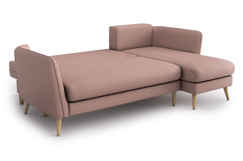 Sovesofa Joesph - Rosa - Møbler - Sofaer - Sovesofaer - Sovesofa divan