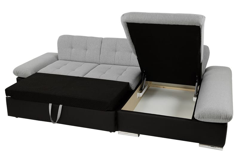 Sovesofa m. Divan Beraka L-formet - Møbler - Sofaer - Sovesofaer - Sovesofa divan