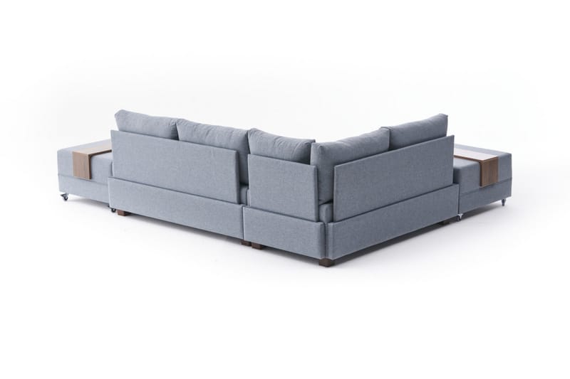 Sovesofa m. Divan Bulgaria 4-seters 140x190 - Blå - Møbler - Sofaer - Sovesofaer - Sovesofa divan