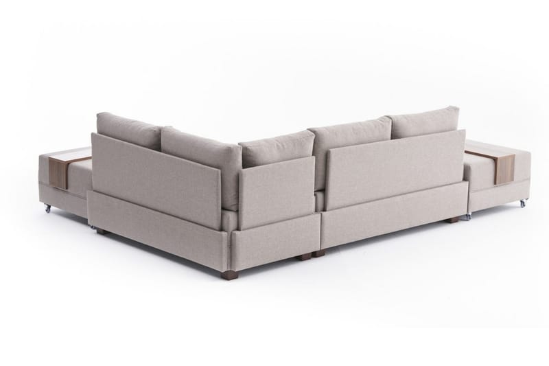 Sovesofa m. Divan Bulgaria 4-seters 140x190 - Krem - Møbler - Sofaer - Sovesofaer - Sovesofa divan