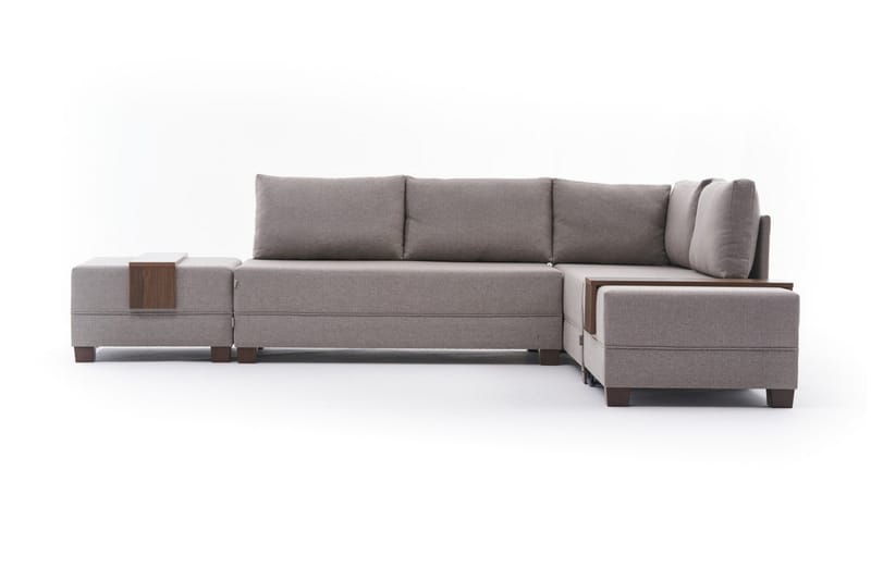 Sovesofa m. Divan Bulgaria 4-seters 140x190 - Krem - Møbler - Sofaer - Sovesofaer - Sovesofa divan