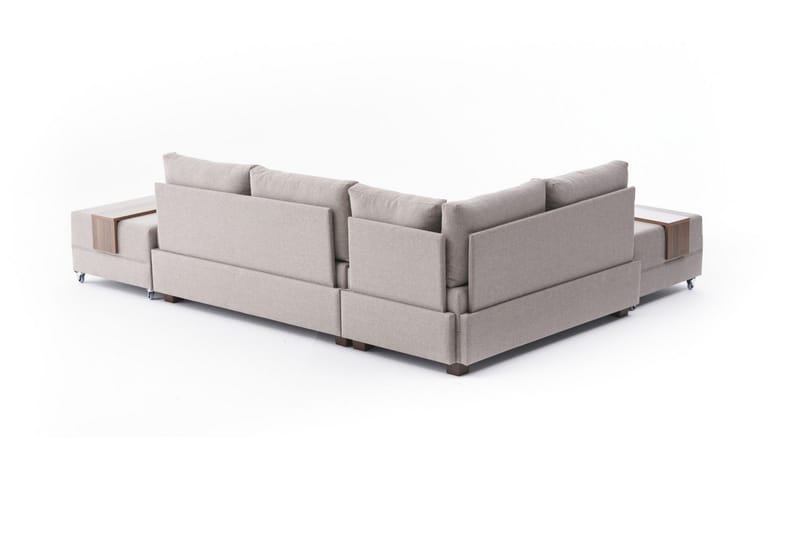 Sovesofa m. Divan Bulgaria 4-seters 140x190 - Krem - Møbler - Sofaer - Sovesofaer - Sovesofa divan