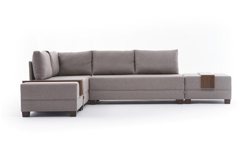 Sovesofa m. Divan Bulgaria 4-seters 140x190 - Krem - Møbler - Sofaer - Sovesofaer - Sovesofa divan