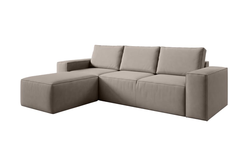 Sovesofa m. Divan Kandari med Oppbevaring - Brun - Møbler - Sofaer - Sovesofaer - Sovesofa divan