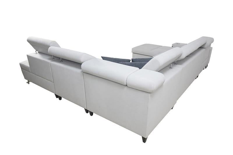 Sovesofa m. Divan og sjeselong Torretta - Møbler - Sofaer - Sovesofaer - Sovesofa divan