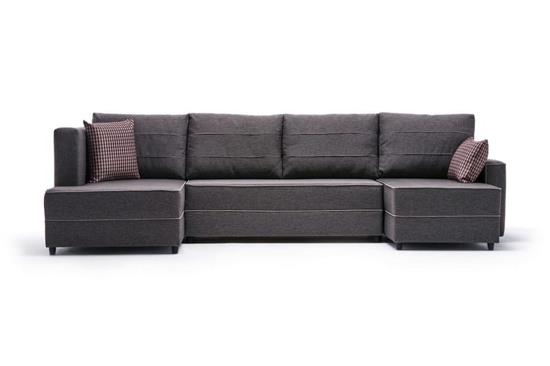 Sovesofa m. Divan Windwhistle 4-seters 200x150 - Brun - Møbler - Sofaer - Sovesofaer - Sovesofa divan