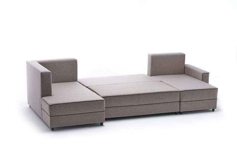 Sovesofa m. Divan Windwhistle 4-seters 200x150 - Krem - Møbler - Sofaer - Sovesofaer - Sovesofa divan