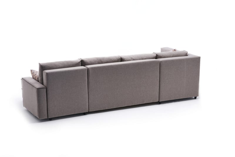 Sovesofa m. Divan Windwhistle 4-seters 200x150 - Krem - Møbler - Sofaer - Sovesofaer - Sovesofa divan