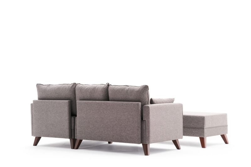 Sovesofa med Divan Burundi Mini Høyre - Brun - Møbler - Sofaer - Sovesofaer - Sovesofa divan