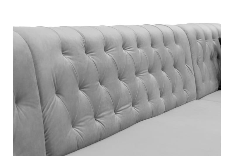 Sovesofa med divan - Svart - Møbler - Sofaer - Sovesofaer - Sovesofa divan