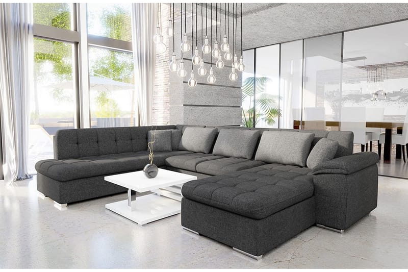 U-sovesofa Niko 350x205x76 cm - Møbler - Sofaer - Sovesofaer - Sovesofa divan