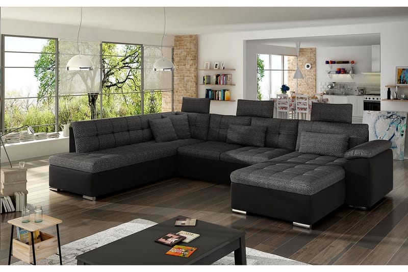 U-sovesofa Presto 350x205x101 cm - Skinnsofaer - Sovesofa divan