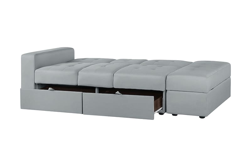 Sovesofa Falster 210 cm - Grå | Hvit - Møbler - Sofaer - Sovesofaer - 3 seters sovesofa