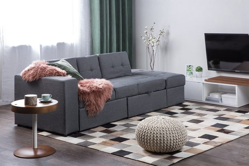 Sovesofa Falster 210 cm - Grå - Møbler - Sofaer - Sovesofaer - 3 seters sovesofa