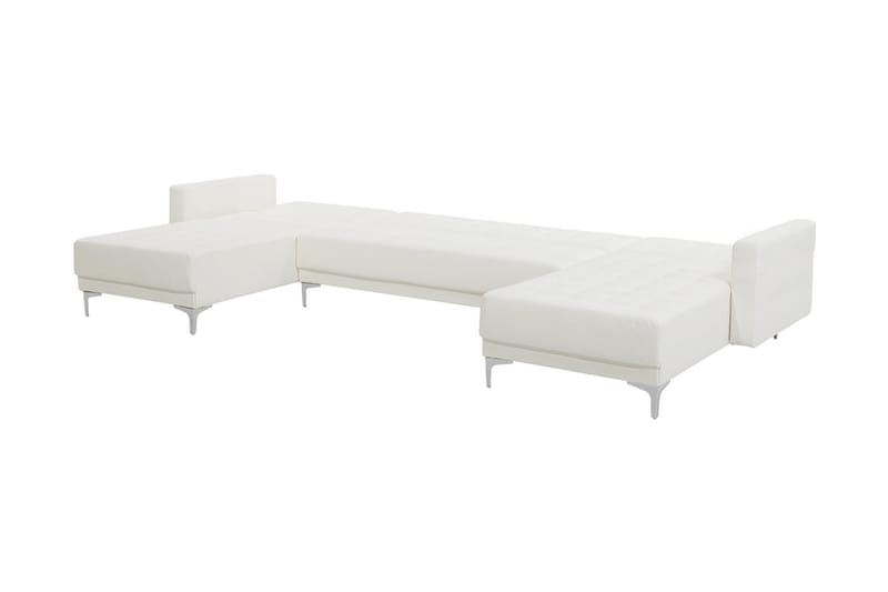 Sovesofa Westerleigh med Divan - Hvit - Møbler - Sofaer - Sovesofaer - U sovesofa