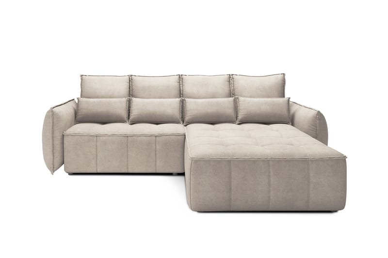 Takara Sovesofa med Divan 3-seter - Beige - Møbler - Sofaer - Sovesofaer - Sovesofa divan