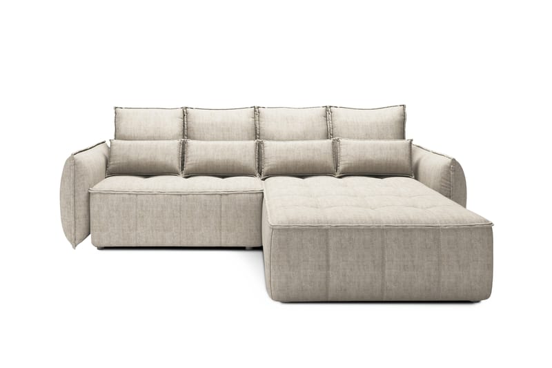 Takara Sovesofa med Divan 3-seter - Beige - Møbler - Sofaer - Sovesofaer - Sovesofa divan