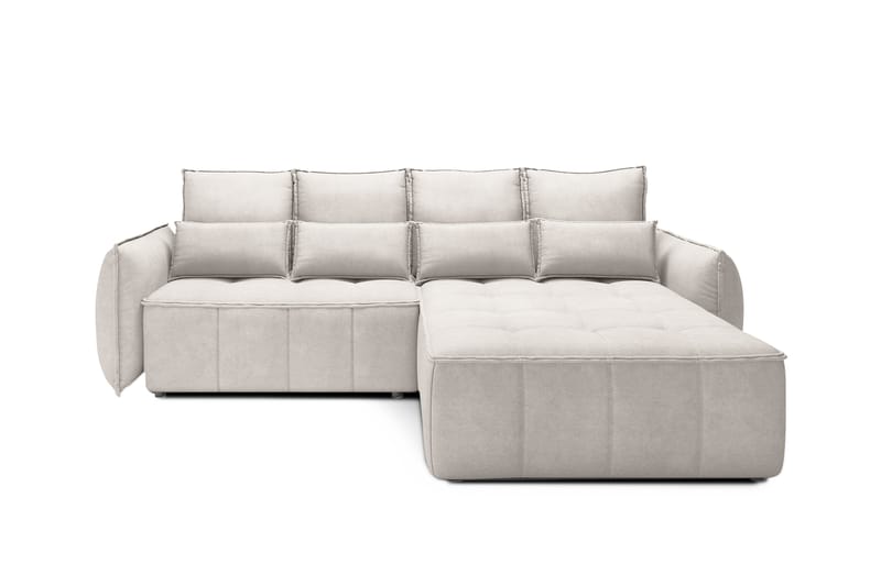 Takara Sovesofa med Divan 3-seter - Beige - Møbler - Sofaer - Sovesofaer - Sovesofa divan