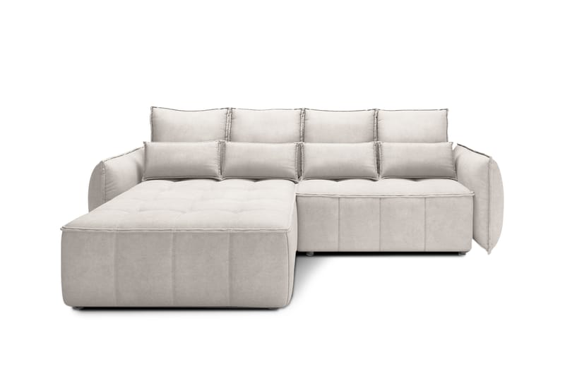 Takara Sovesofa med Divan 3-seter - Beige - Møbler - Sofaer - Sovesofaer - Sovesofa divan