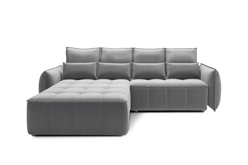 Takara Sovesofa med Divan 3-seter - Grå - Møbler - Sofaer - Sovesofaer - Sovesofa divan