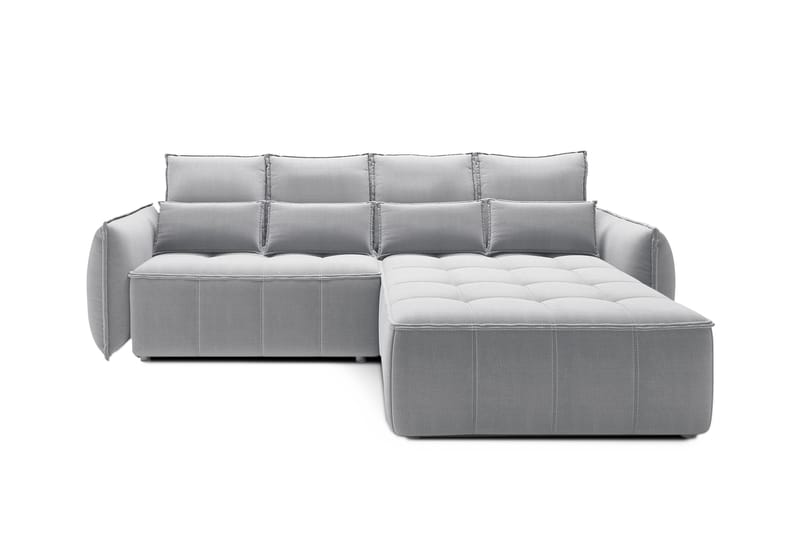 Takara Sovesofa med Divan 3-seter - Grå - Møbler - Sofaer - Sovesofaer - Sovesofa divan