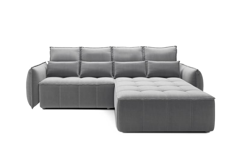 Takara Sovesofa med Divan 3-seter - Grå - Møbler - Sofaer - Sovesofaer - Sovesofa divan