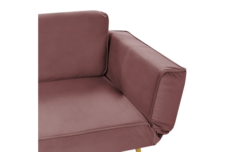 Touya Sovesofa 2-seter - Gull/Rosa - Møbler - Sofaer - Sovesofaer - 2 seters sovesofa