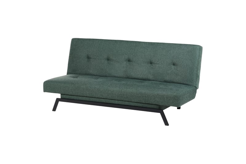 Tripta Sovesofa 3-seter - Svart/Grønn - Møbler - Sofaer - Sovesofaer - 3 seters sovesofa