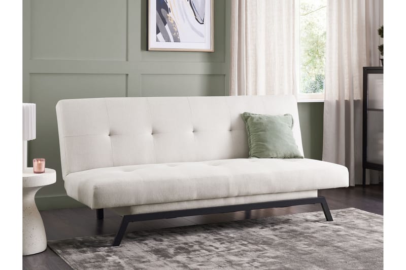 Tripta Sovesofa 3-seter - Svart/Hvit - Møbler - Sofaer - Sovesofaer - 3 seters sovesofa