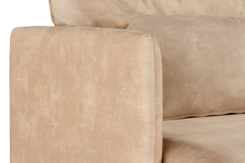 Svartvik U-Sofa Fløyel Beige - Beige - Møbler - Sofaer - U-sofa