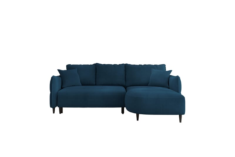 Sycylia Sofa med Divan 3-seter - Blå - Møbler - Sofaer - Sofaer med sjeselong - 3 seters sofa med divan