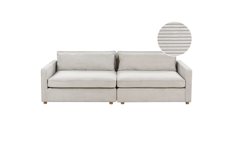 Tomie Sofa 3-seter - Grå - Møbler - Sofaer - 3 seter sofa