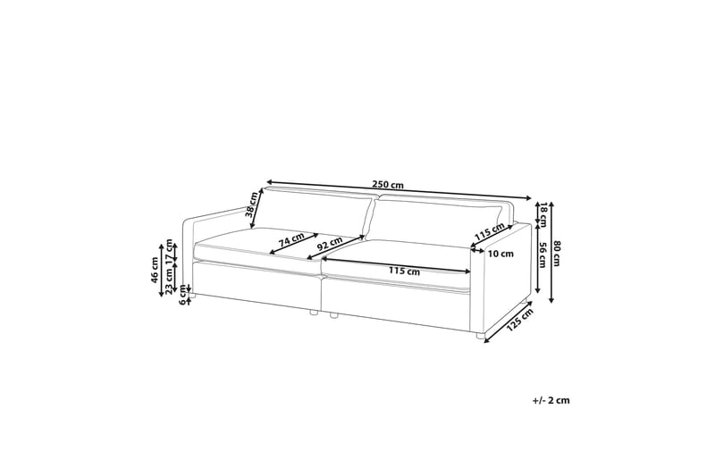 Tomie Sofa 3-seter - Grønn - Møbler - Sofaer - 3 seter sofa