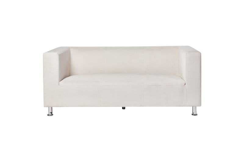 Tomio Sofa 3-seter - Hvit/Sølv - Møbler - Sofaer - 3 seter sofa