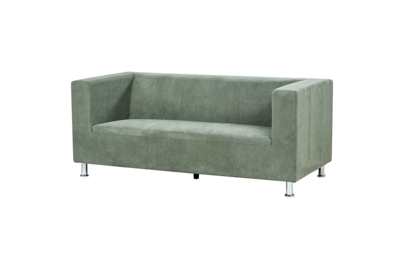 Tomio Sofa 3-seter - Sølv/Grønn - Møbler - Sofaer - 3 seter sofa