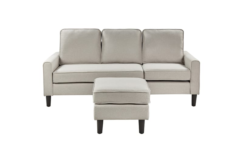 Traun Sofa 3-seter - Beige/Svart - Møbler - Sofaer - 3 seter sofa