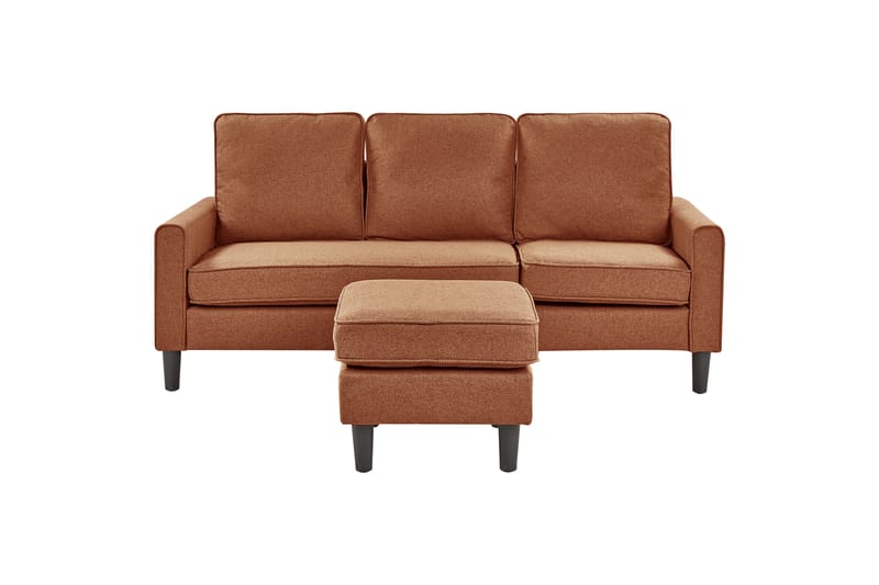 Traun Sofa 3-seter - Brun/Svart - Møbler - Sofaer - 3 seter sofa